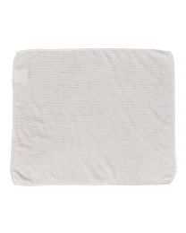 C1518 Carmel Towels Flat Face Microfiber Rally Towel - White