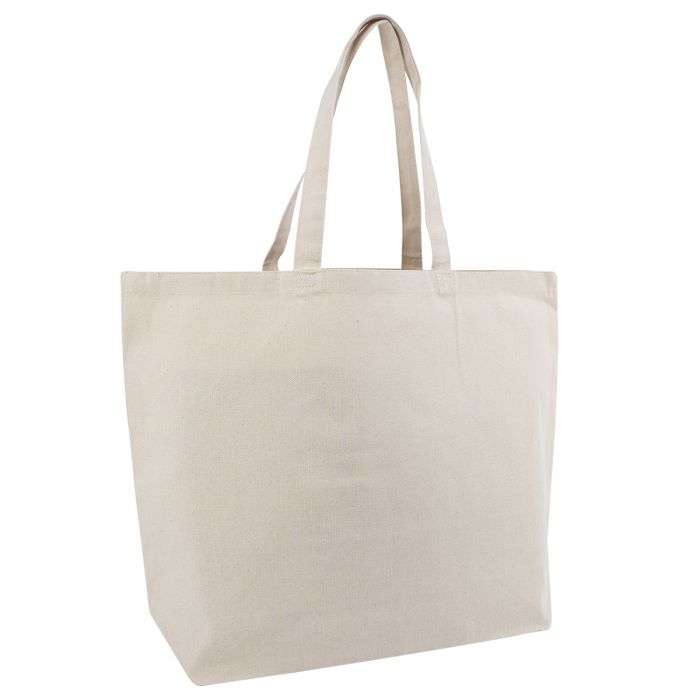 OAD108 Jumbo 12 oz Gusseted Cotton canvas Tote Bag-Liberty Bags